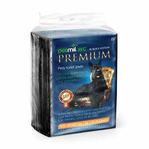 Petmil WC Premium black 60х60 15 adet