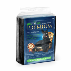 Petmil WC Premium black 60х40 10 adet
