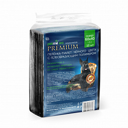 Petmil WC Premium black 60х40 10 adet